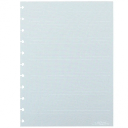 Bloco refil grande pautado linha branca 120g com 30 folhas - CIRG4012 - Caderno Inteligente