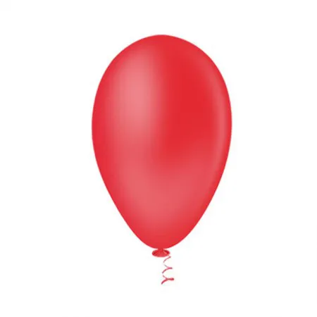 Bexiga vermelho número 7 Riberball 50unid - Pic Pic