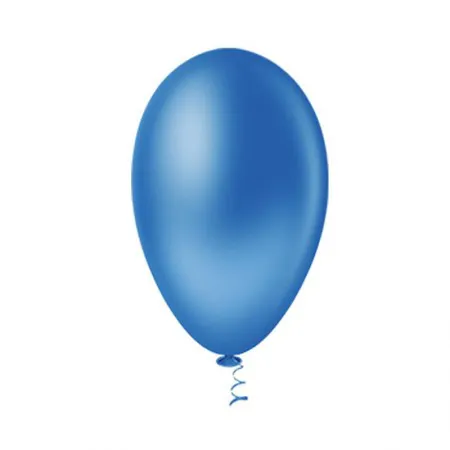 Bexiga azul royal número 7 Riberball 50unid - Pic Pic