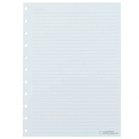 Bloco refil médio pautado 120g com 30 folhas - CIRM3004 - Caderno Inteligente