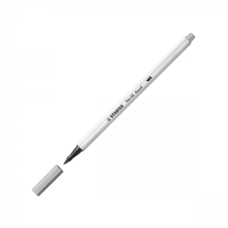 Caneta pincel Pen Brush Aquarelável - 568/95 - Cinza Frio - Stabilo