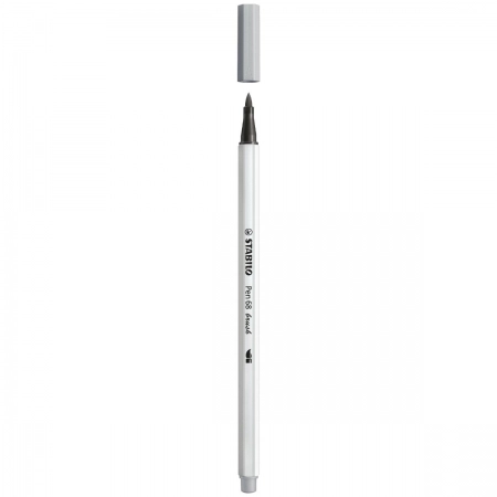 Caneta pincel Pen Brush Aquarelável - 568/95 - Cinza Frio - Stabilo