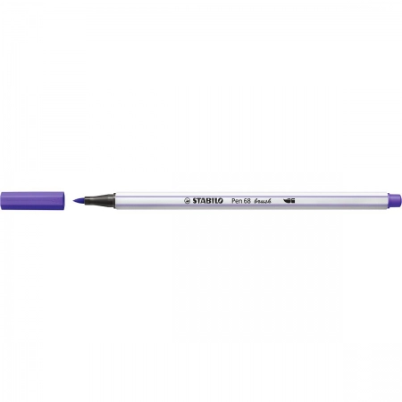 Caneta pincel Pen Brush Aquarelável - 568/55 - Violeta - Stabilo