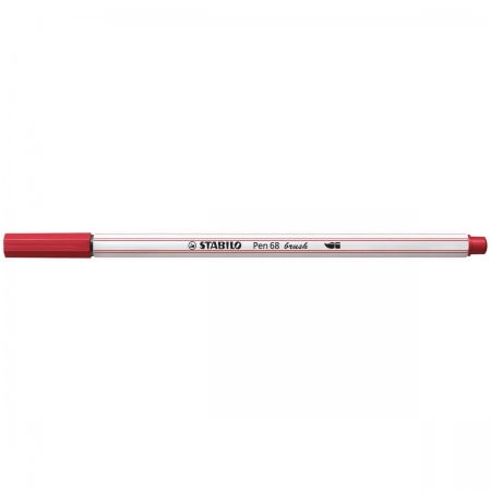 Caneta pincel Pen Brush Aquarelável - 568/50 - Vermelho Escuro - Stabilo