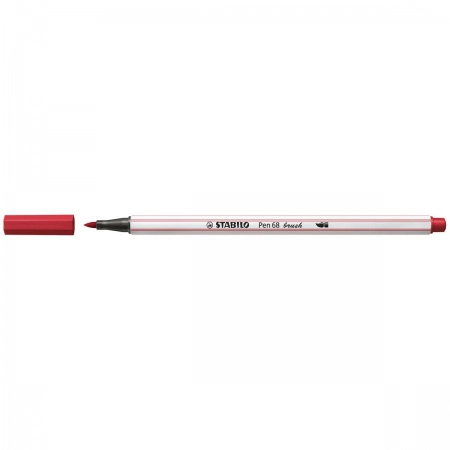 Caneta pincel Pen Brush Aquarelável - 568/50 - Vermelho Escuro - Stabilo