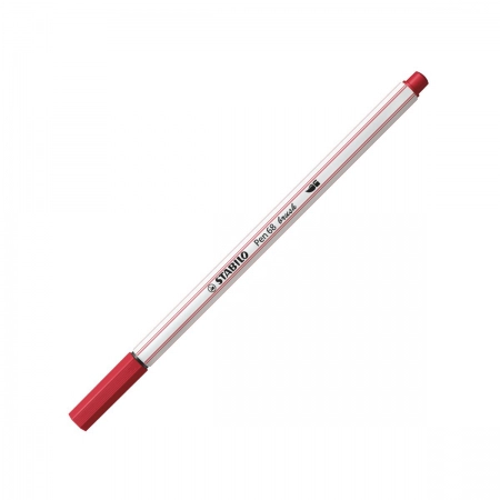 Caneta pincel Pen Brush Aquarelável - 568/50 - Vermelho Escuro - Stabilo