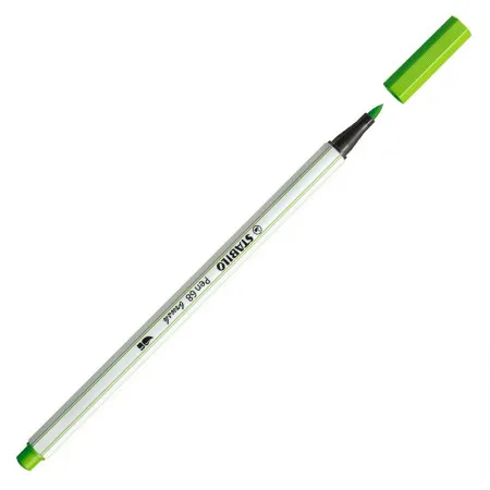 Caneta pincel Pen Brush Aquarelável 56833 Verde Claro - Stabilo