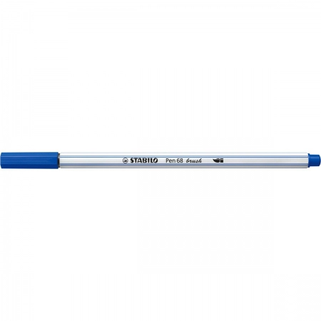 Caneta pincel Pen Brush Aquarelável - 568/32 - Azul Escuro - Stabilo