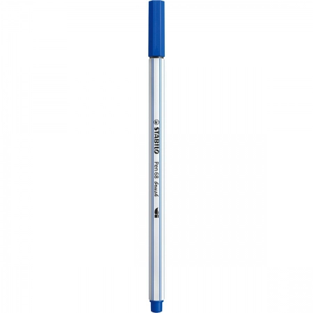Caneta pincel Pen Brush Aquarelável - 568/32 - Azul Escuro - Stabilo