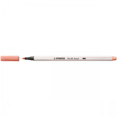 Caneta pincel Pen Brush Aquarelável - 568/26 - Salmão - Stabilo