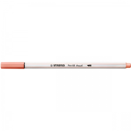 Caneta pincel Pen Brush Aquarelável - 568/26 - Salmão - Stabilo
