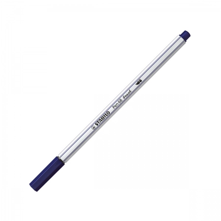 Caneta pincel Pen Brush Aquarelável - 568/22 - Azul Marinho - Stabilo