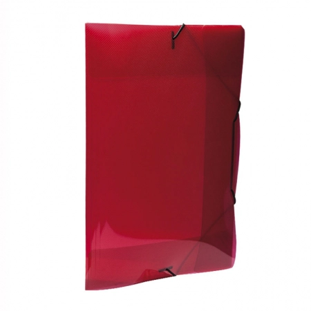 Pasta com aba elástico ofício TopLine Vermelha 0233.U - Dello