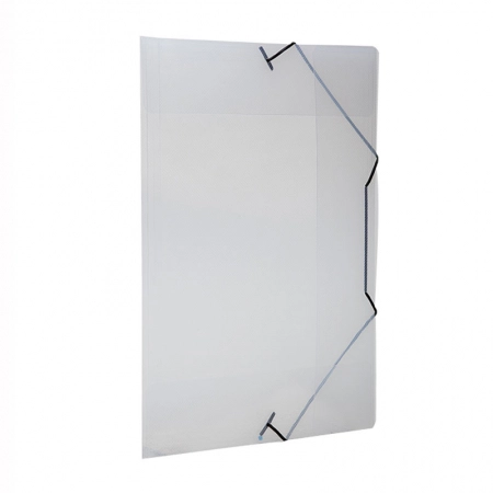 Pasta com aba elástico ofício TopLine Cristal 0233.H - Dello