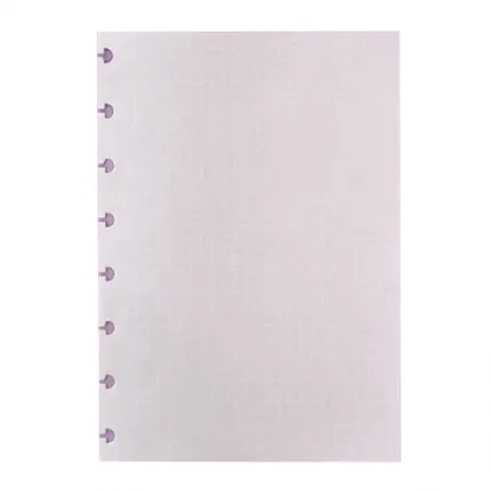 Bloco refil A5 quadriculado linha branca 90g com 50 folhas - CIRA2014 - Caderno Inteligente