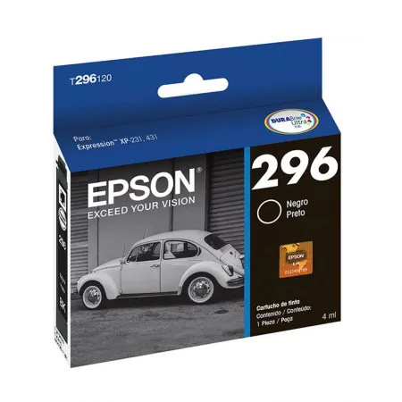 Cartucho Epson (296) T296120 Preto 130 páginas