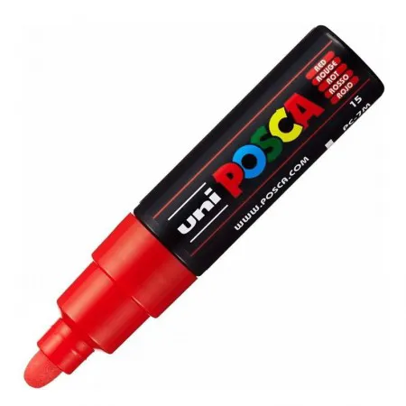 Caneta Posca PC-7M - vermelho - Uni-Ball