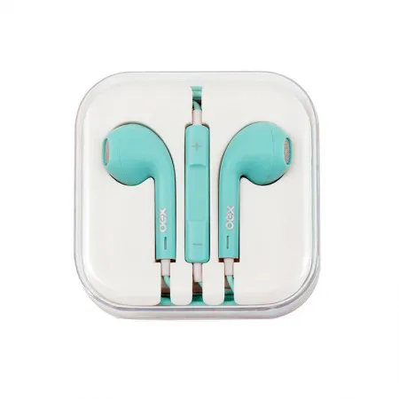 Fone de ouvido com microfone Colormood Candy Verde Pastel FN204/VP - Oex