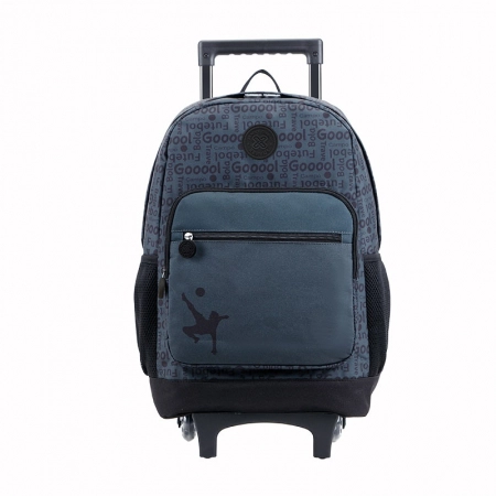 Mochila escolar grande com rodas 12210 - College Futebol - Xeryus