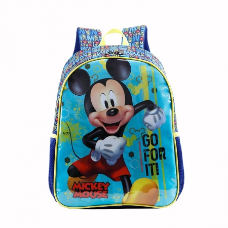 Mochila escolar grande sem rodas 11602 - Mickey X2 - Xeryus
