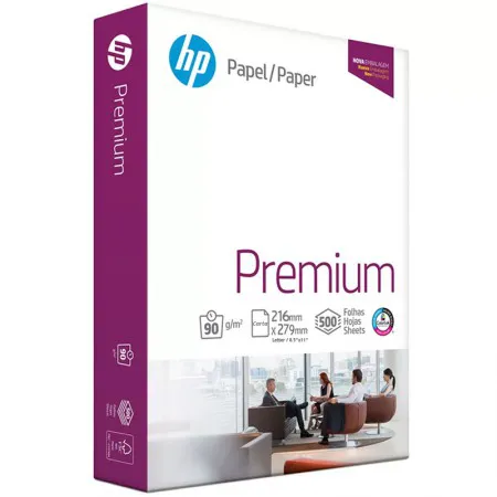 Papel Sulfite carta 90g 216x279 com 500 fls - HP