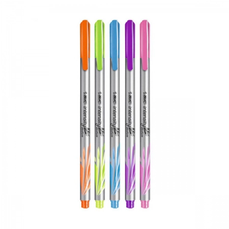 Caneta hidrográfica Intensity Medium com 5 unidades - Bic