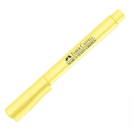 Pincel marca texto Grifpen Amarelo Pastel MT/MIXTPZF - Faber-Castell