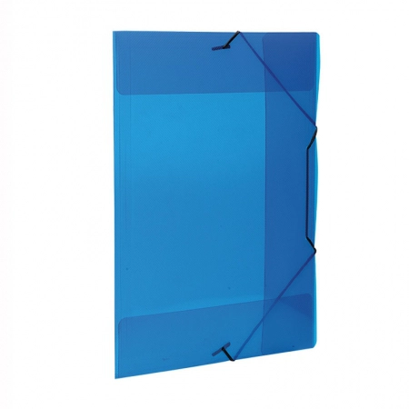 Pasta com aba elástico ofício TopLine Azul 0233.C - Dello