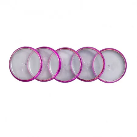 Discos e elástico caderno inteligente borda rosa metálico 23mm CI231030