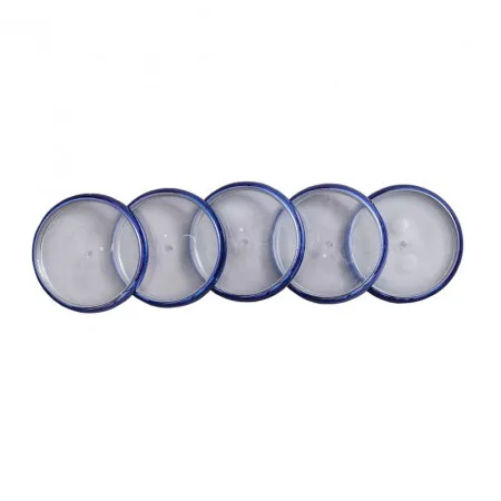 Discos e elástico caderno inteligente borda azul bic metálico 23mm CI231029