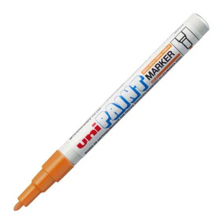 Pincel marcador permanente Paint Marker Laranja PX-21 - Uni-Paint