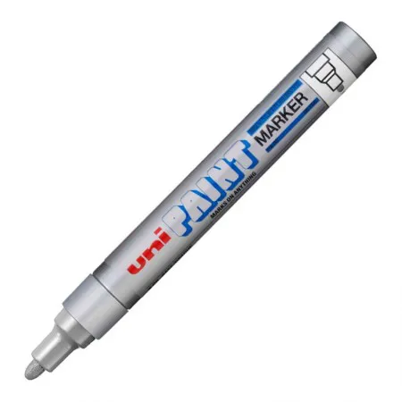 Pincel marcador permanente Paint Marker Cinza PX-20 - Uni-Paint