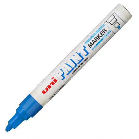 Pincel marcador permanente Paint Marker Azul Claro PX-20 - Uni-Paint