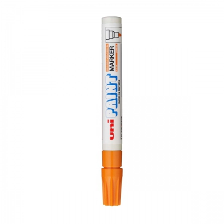 Pincel marcador permanente Paint Marker laranja PX-20 Uni-Paint