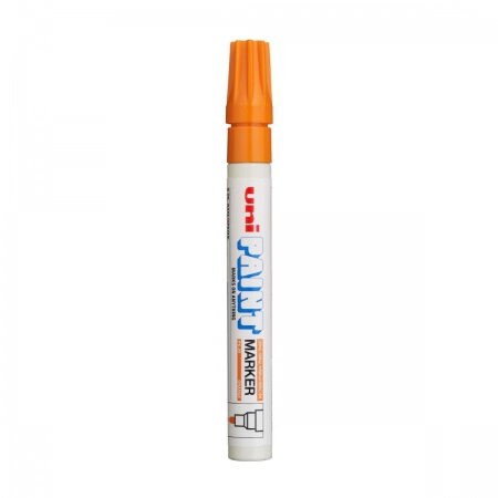 Pincel marcador permanente Paint Marker laranja PX-20 Uni-Paint