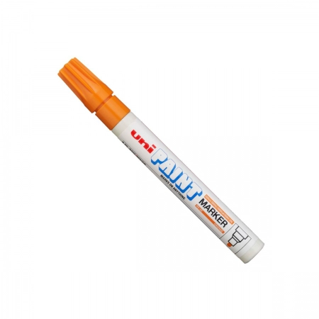 Pincel marcador permanente Paint Marker laranja PX-20 Uni-Paint