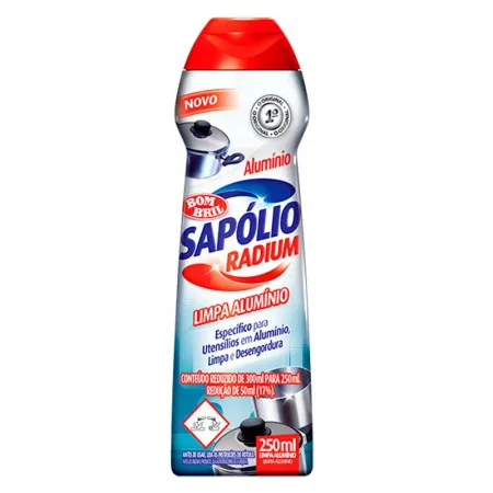 Sapólio Radium limpa alumínio 250ml - Bombril