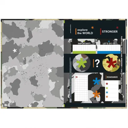 Caderno brochurão capa dura universitário 1x1 80 folhas Hide - Tilibra