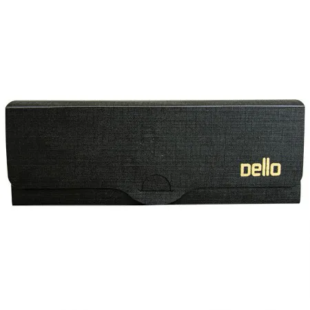 Estojo escolar plástico simples - Executive - Preto - 8800.P - Dello