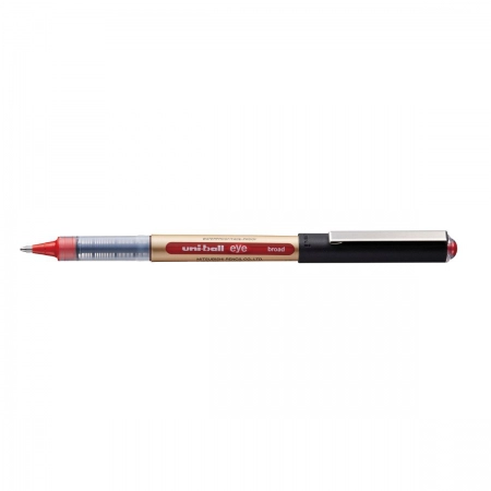 Caneta rollerball 1.0 Eye Broad UB-150-10 - Vermelha - Uni-Ball