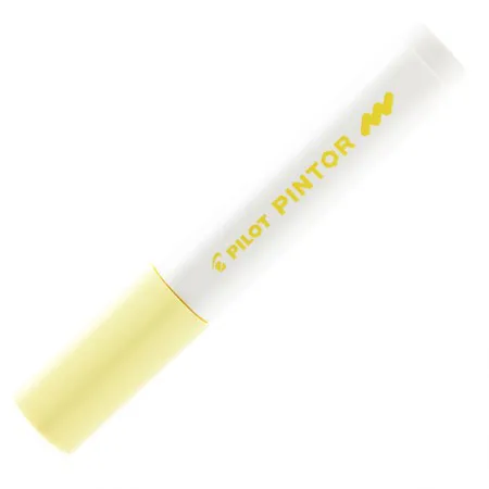 Pincel marcador Pintor ponta m 1.4mm amarelo pastel Pilot