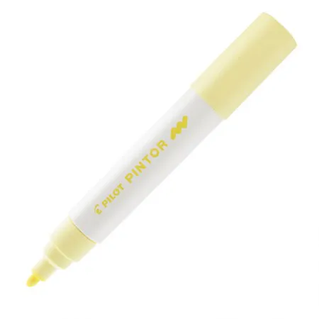 Pincel marcador Pintor ponta m 1.4mm amarelo pastel Pilot