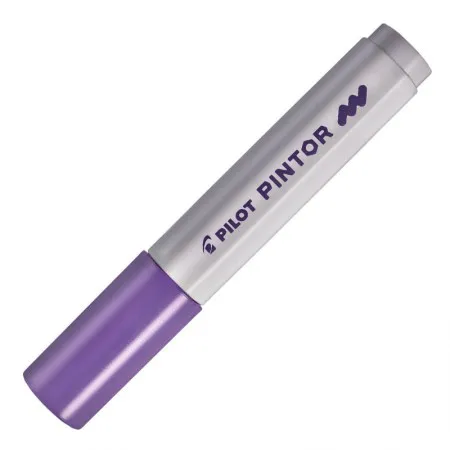 Pincel marcador Pintor ponta média 1.4mm - violeta metálico - Pilot