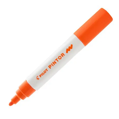 Pincel marcador Pintor ponta média 1.4mm - laranja - Pilot
