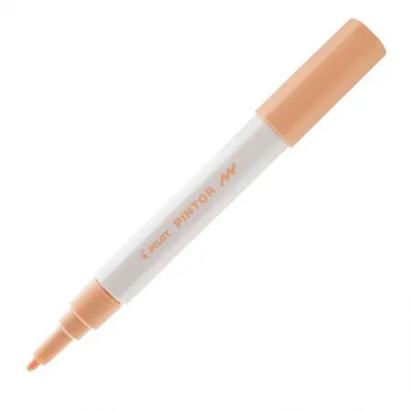 Pincel marcador Pintor ponta fina 1.0mm - laranja pastel - Pilot