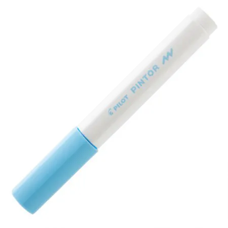Pincel marcador Pintor ponta fina 1.0mm - azul pastel - Pilot