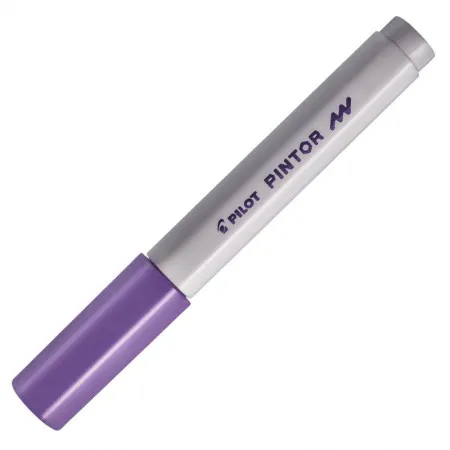Pincel marcador Pintor ponta fina 1.0mm - violeta metálico - Pilot
