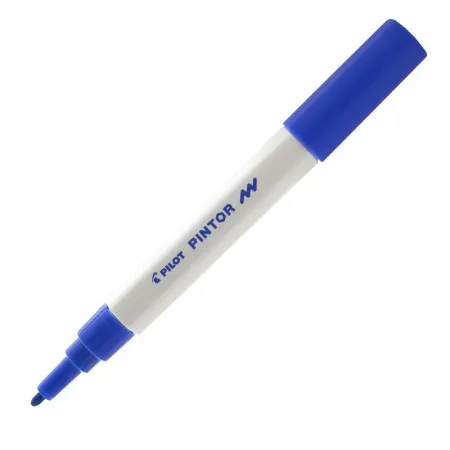 Pincel marcador Pintor ponta fina 1.0mm - azul - Pilot
