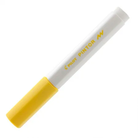 Pincel marcador Pintor ponta fina 1.0mm - amarelo - Pilot