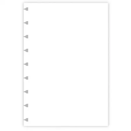 Bloco refil planner Systemflex Ultra branco 30 fls 60299 - Ótima